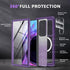 Hekodonk Glitter Case for Samsung Galaxy S24 Ultra, Full Body Shockproof, MagSafe Compatible, with Screen & Camera