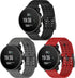 3 Pack Straps for SUUNTO 9 Peak Pro/SUUNTO 9 Peak Smartwatch Bands Replacement Silicone Breathable Wristbands