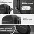 KeyBudz Waterproof AirPods Pro Case with Lock, Rugged Tough Protection for 2nd Generation with Carabiner, Carbon Black