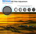 PULUZ 52mm UV+ND2-400 Lens Filter, Adjustable Neutral Density Filter for GoPro Hero11 / Hero11 Black Mini / HERO10 /