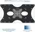 VIVO Steel VESA LCD LED TV Mount Adapter Plate for Screens 32" to 55", VESA up to 400x200mm