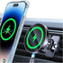 Coolpow for MagSafe Car Mount Charger15W Top ChargerMagnetic Wireless Car Charger for iPhone