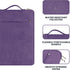 RAINYEAR 14 Inch Laptop Sleeve Case, Waterproof Handbag with Handle Strap, Padded Briefcase for 14" Notebook, Purple