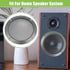 ACROPIX Universal Speaker Grills Cover Mesh Round 4" 6.5" - Pack of 4, Iron Gray, Audio Speaker Subwoofer Protector