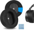 Geekria Sport Cooling Gel Replacement Ear Pads for Audeze Maxwell Wireless Headphones, Ice Silk/Black