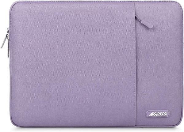 MOSISO Laptop Sleeve Bag, Compatible with MacBook Air/Pro 13-13.3 inch, Vertical Case with Pocket, Purple