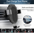 Wireless Car Charger iPhone - Non- Slip & Case-Friendly Car Phone Holder Wireless Charger for for iPhone 15/15 Pro Max/15 Plus iPhone 14/13/12/11 Series & All Qi Enabled Devices