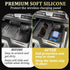2025 2026 4-Door 2 TOPINSTALL Silicone Wireless Charging Protective Mat Compatible with Ford Bronco Automatic