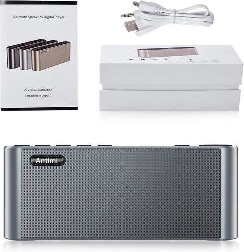Bluetooth/FM Radio/MP3 Player Portable Wireless Speaker, Black