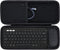Hard Carry Case for Logitech Pebble Keys 2 Combo K380s K380 Wireless Keyboard + M350 Pebble Mouse (Black Case)