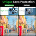 iPhone 13 Privacy Screen Protector 3 Pack with Camera Lens Protectors, Anti-Scratch, Touch Sensitive, Bubble Free, Case