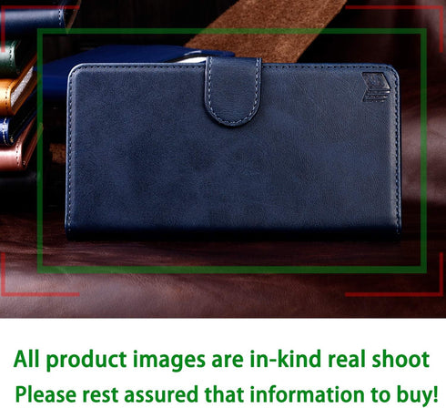 SUANPOT for iPhone 12/12 Pro Leather Wallet Case with RFID Blocking, Shockproof Flip Folio Book Cover for Men Women,