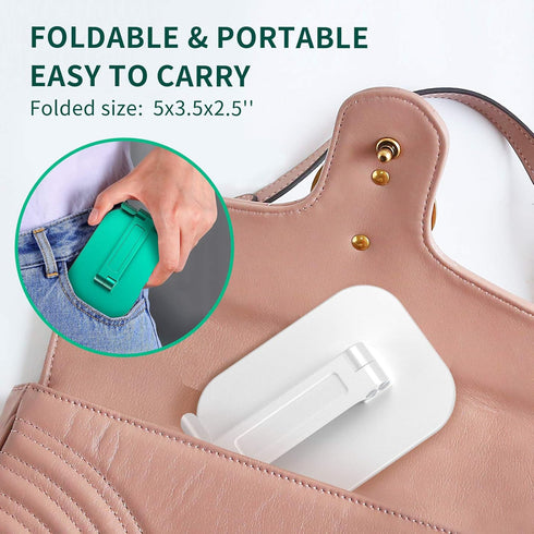 Foldable Adjustable Cell Phone Stand for iPhone 12 and All Smartphones, Heavy Duty Mobile Stand, Tablet Holder