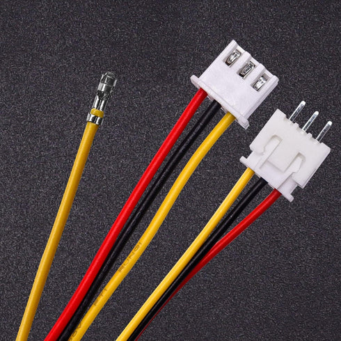 Taiss 560PCS 2.54mm JST-XH Connector Kit, 2/3/4/5/6 Pin Housing Female and Male Adapter Cable Connectors