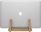 Kothar Wooden Vertical Laptop Stand for Desk, Bamboo Vertical Laptop Holder, Desktop Dock for Apple MacBook, Microsoft