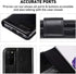 MONASAY Wallet Case for Galaxy S20+ Plus 5G, 6.7 inch, Flip Folio Leather Cover with Credit Card Holder, Black