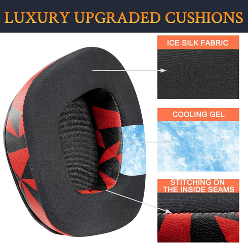 SOULWIT Earpads Replacement for Corsair Void/Void Pro/Void Elite/Surround Headsets, Noise Isolation Foam, Added