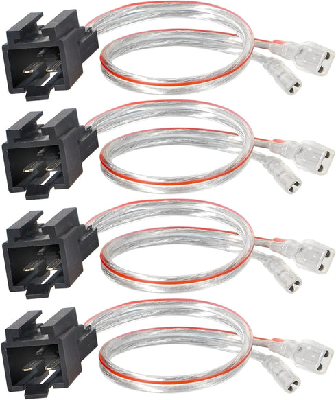 Car Door Speaker Wire Harness Adapter Connector Compatible with 1997-2003 Jeep TJ Cherokee Wrangler, 1998-2007 Dodge Ram