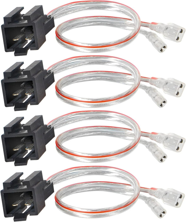 Car Door Speaker Wire Harness Adapter Connector Compatible with 1997-2003 Jeep TJ Cherokee Wrangler, 1998-2007 Dodge Ram