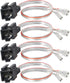 Car Door Speaker Wire Harness Adapter Connector Compatible with 1997-2003 Jeep TJ Cherokee Wrangler, 1998-2007 Dodge Ram