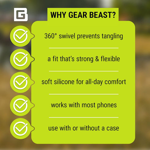 Universal Phone Lanyard Holder and Ring Grip, Silicone Neck Strap and Phone Ring Holder for Most Smartphones