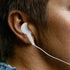 Mp3 3.5mm UKCOCO Earbuds for Player Wrap Around Earphones Ear Buds Wired Wrap Around Earbuds Retractable Earphone