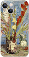 Phoenix Flower iPhone 13 Case, Van Gogh Aesthetic Art Phone Cover, Waterproof Shockproof for Women and Men, 6.1 inch