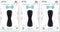 LOVEHANDLE Universal Phone Grip, Black Elastic Strap with Base, Pack of 3 for Most Smartphones & Mini Tablets