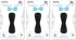 LOVEHANDLE Universal Phone Grip, Black Elastic Strap with Base, Pack of 3 for Most Smartphones & Mini Tablets