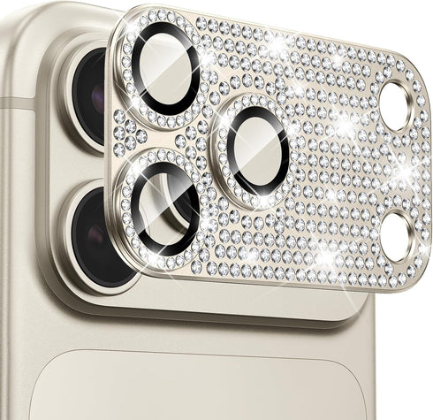 Goton for iPhone 17 Pro Max Camera Lens Protector Diamond Bling- Not