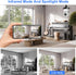 Light Bulb Camera 2 Pack, 5g Dual Band WiFi 6 Light Bulb Camera, 2.4G/5G Home Security Socket Camera, 360 Degree