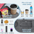 AEWOTING Tablet Pillow Stand for Lap, Bed and Desk, Foldable Soft iPad Holder with Snack Bowl