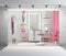 BELECO 7x5ft Fabric Pink Makeup Room Backdrop Makeup Backdrop for Photography Dressing Room