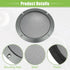 ACROPIX Universal Speaker Grills Cover Mesh Round 4" 6.5" - Pack of 4, Iron Gray, Audio Speaker Subwoofer Protector