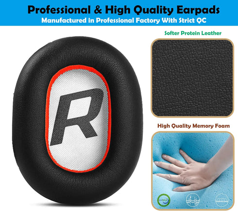 Supreme Comfort Replacement Ear Cushions for Plantronics Voyager 8200 UC/Backbeat Pro2 Bluetooth Headphones