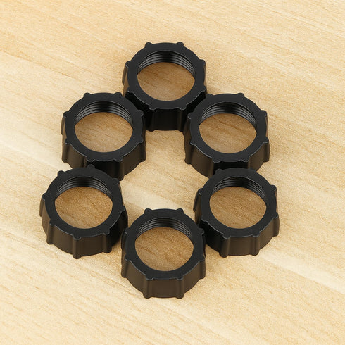 PIJUR 6-Pack 17mm 17mm Tightening Nut for Car Mount Screw-On, Car Phone Mount Replacement Parts, Compatible with Ball