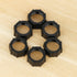 PIJUR 6-Pack 17mm 17mm Tightening Nut for Car Mount Screw-On, Car Phone Mount Replacement Parts, Compatible with Ball