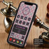 Casus Logo View Compatible with iPhone 12 Pro Max Case, Slim Premium Vegan Leather, Classic Luxury Thin Cover (Rose