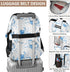 Bolaz Backpack 14 Inch Watercolor Crabs Travel Laptop Computer Bag Sturdy School Bag College Bookbag
