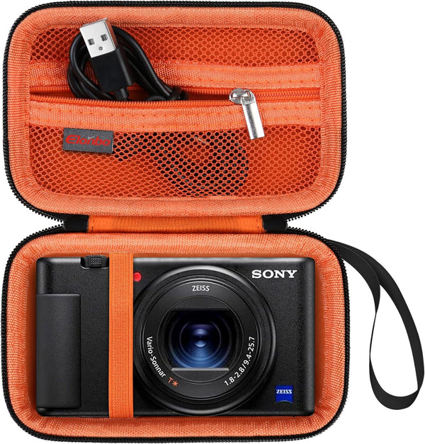 Elonbo Carrying Case for Sony ZV-1/ZV-1F/ZV-1 II Digital Camera, 4K Video Streaming Hard Travel Storage Bag,