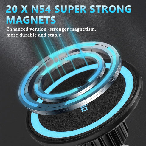 Sosirolo 360 N54 Magnetic Cup Holder Phone Holder for Magsafe, Adjustable Long Gooseneck & Powerful Magnet Cell Phone