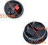 Oiyagai 5 Pack Round Speaker Terminal Cup, Spring-Loaded Binding Post 2-Pin Push Connectors for DIY Speaker