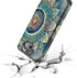 Rosebono Dual Layer Shockproof Hard Cover Graphic Case for Galaxy J7, Green Mandala