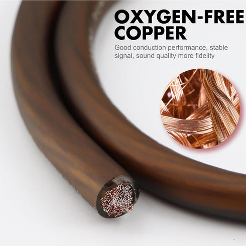 0 Gauge Car Amp Wiring Kit, 3000W 1/0 Gauge Installation Wiring Systems Kit for Radio, Subwoofers, Speakers