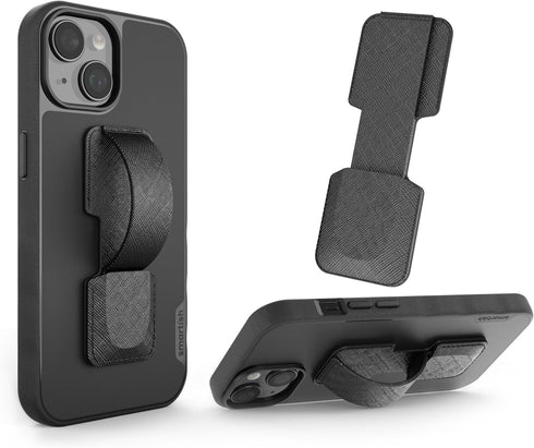 Smartish Phone Grip Loop - Prop Tart - Pop Out Finger Strap and Holder with Kickstand for iPhone and Android