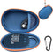Travel Case Replacement for JBL Clip 5/Clip 4 Bluetooth Speaker, Ultra-Portable Protective Storage Bag for Charger, Blue