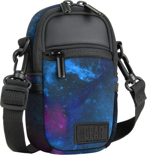 USA Gear Compact Camera Case, Point & Shoot Bag with Accessory Pockets and Rain Cover, Works with Sony, Canon, Nikon,