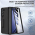 Ruky 5 5, for Galaxy Z Fold Case, with Magnetic Kickstand and Hinge Protection, Full Body Cases Built-in Screen