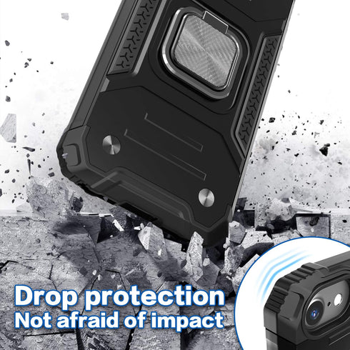 Shockproof Drop Test Case for iPhone SE 2020 with Screen Protector, Lightweight Protective Cover for iPhone 6/6s/7/8/SE