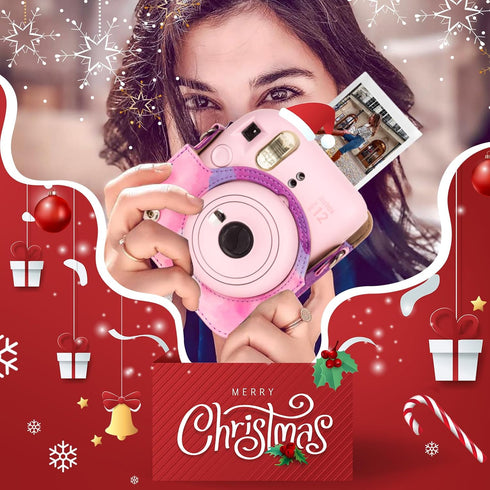 Protective Case for Fujifilm Instax Mini 12 Camera, Specially Designed with Light-sensitive Holes, Dreamy Clouds